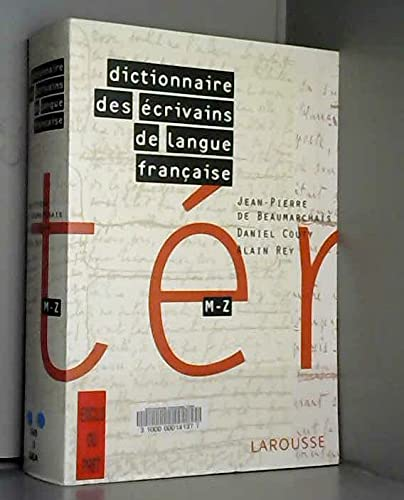 Dictionnaire des écrivains de langue française