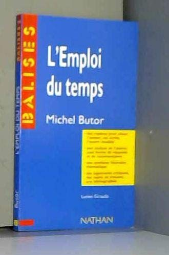 emploi du temps, Michel Butor (L')