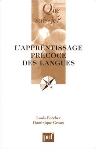 apprentissage précoce des langues (L')