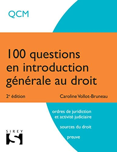 100 questions en introduction générale au droit