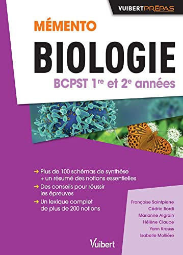 Mémento Biologie BCPST 1re et 2e années