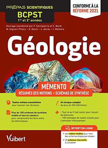 Géologie prépas scientifiques BCPST 1re et 2e années