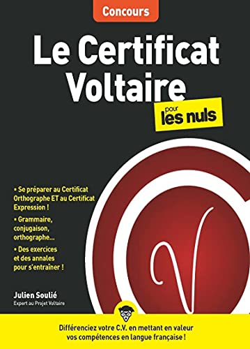 Le certificat Voltaire pour les nuls