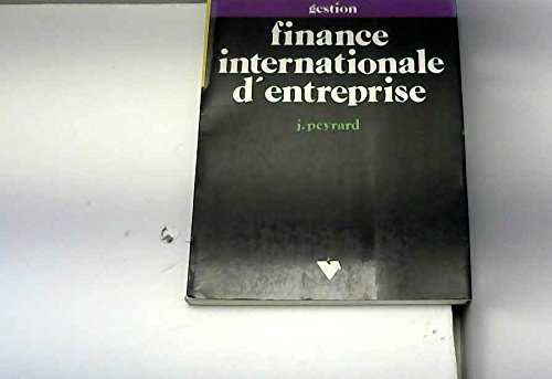 Finance internationale d'entreprise