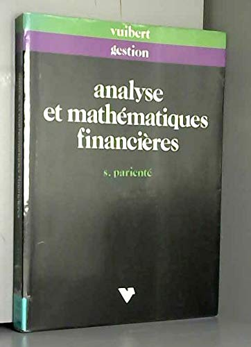 Analyse et mathématiques financières