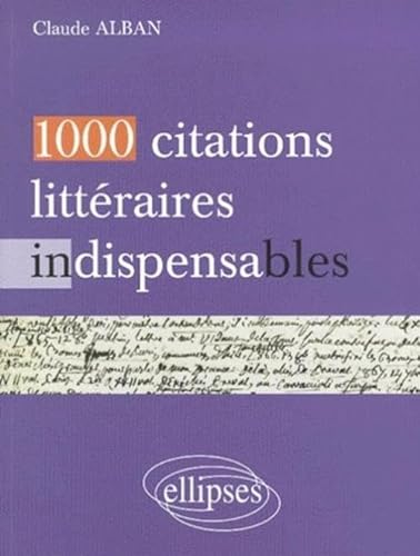 1.000 citations littéraires indispensables