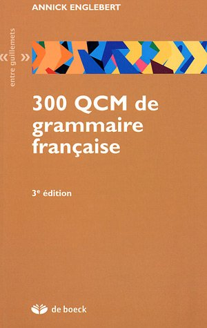 300 QCM de grammaire française