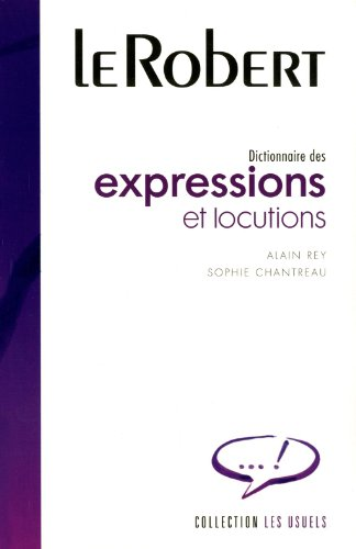 Dictionnaire des expressions et locutions