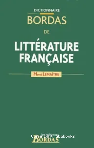 Dictionnaire Bordas de littérature française