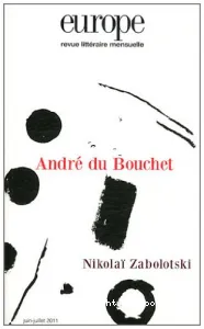 André du Bouchet ; Nikolai Zabolotski