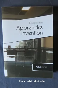 Apprendre l'invention