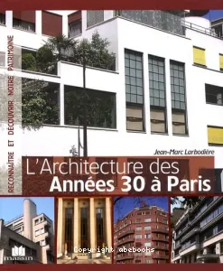 L'architecture des années 30 à Paris