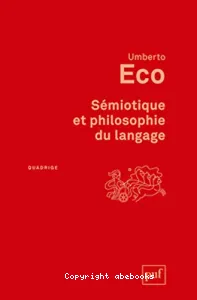 Sémiotique et philosophie du langage