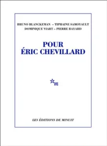 Pour Eric Chevillard