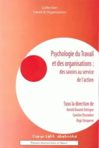 Psychologie du travail et des organisations