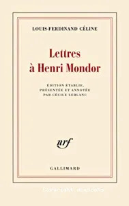 Lettres à Henri Mondor