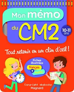 Mon mémo du CM2