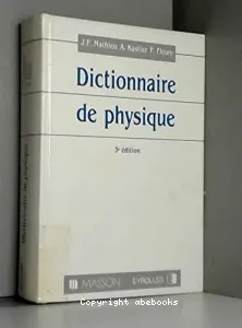 Dictionnaire de physique