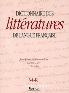 Dictionnaire des littératures de langue française