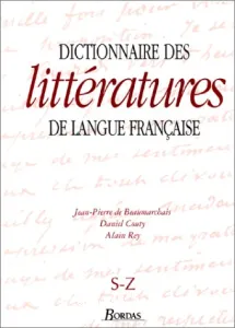 Dictionnaire des littératures de langue française