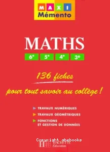 Maths, 6e, 5e, 4e, 3e