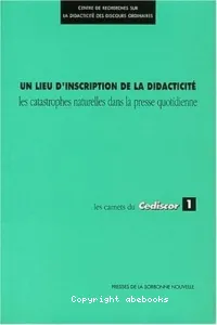 Un Lieu d'inscription de la didacticité