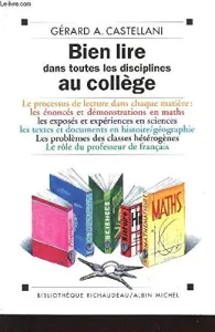 Bien lire dans toutes les disciplines au collège