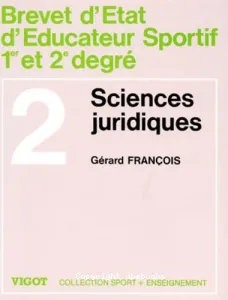 Sciences juridiques