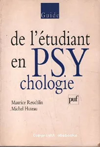 Guide de l'étudiant en psychologie