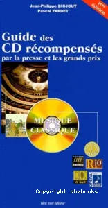 Guide des CD récompensés par la presse et les grands prix