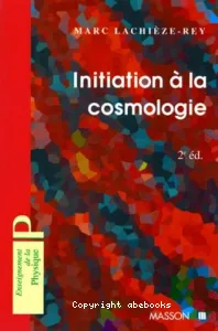 Initiation à la cosmologie