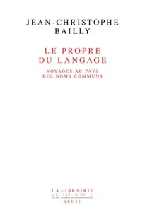 Le propre du langage