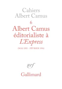 Camus éditorialiste à l'Express