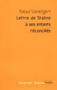 Lettre de Staline à ses enfants réconciliés