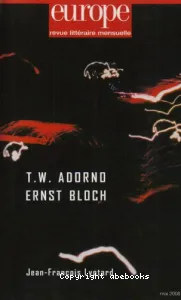 T.W. Adorno & Ernst Bloch