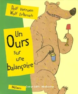 Un ours sur une balançoire