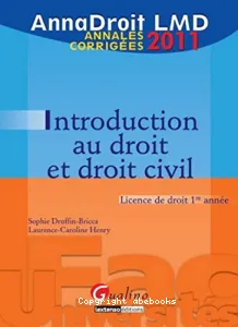 Introduction au droit et droit civil