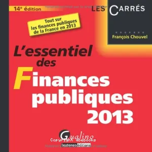 L'essentiel des finances publiques 2013