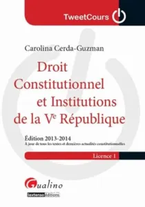 Droit constitutionnel et institutions de la Ve République