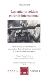 Les enfants soldats en droits international