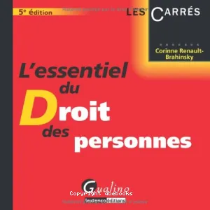 L'essentiel du droit des personnes