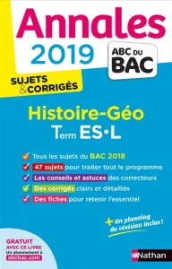 Annales Bac 2019 Histoire-Géo Term ES.L