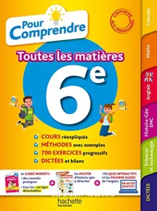 Pour comprendre toutes les matières 6è