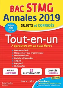 Bac STMG Annales 2019