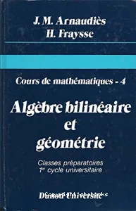 Algèbre linéaire et géométrie