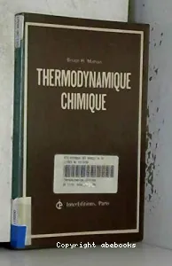 Thermodynamique chimique