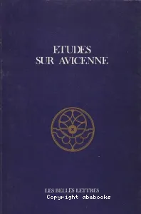 Etudes sur Avicenne