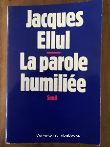 Parole humiliée (La)