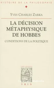 Décision métaphysique de Hobbes (La)