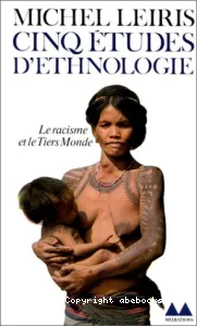 Cinq études d'ethnologie